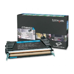 Lexmark C734, C736, X734, X736, X738 Cyan Return Programme Toner Cartridge (6K)