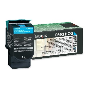 Lexmark C54x, X54x Cyan High Yield Return Programme Toner Cartridge (2K)