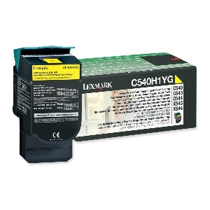 Lexmark C54x, X54x Yellow High Yield Return Programme Toner Cartridge (2K)