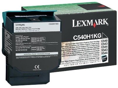 Lexmark C54x, X54x Black High Yield Return Programme Toner Cartridge (2.5K)