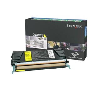 Lexmark C522, C524, C53x Yellow Return Programme Toner Cartridge (3K)