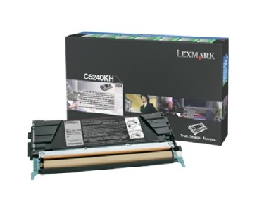 Lexmark C524, C534 Black High Yield Return Programme Toner Cartridge (8K)