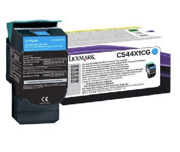Lexmark C544, X544 Cyan Extra High Yield Return Programme Toner Cartridge (4K)