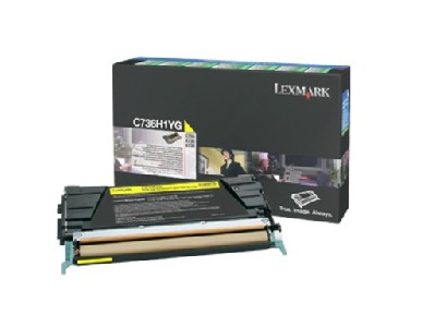 Yellow High Yield Toner Cartridge, 10, 000 pages, C736dn