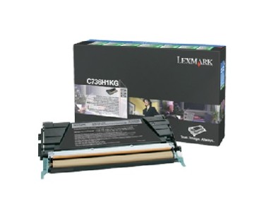 Black High Yield Toner Cartridge, 12, 000 pages, C736dn