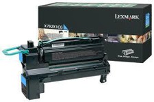 Laser Toner Lexmark for X792 - Cyan 20 000 pages