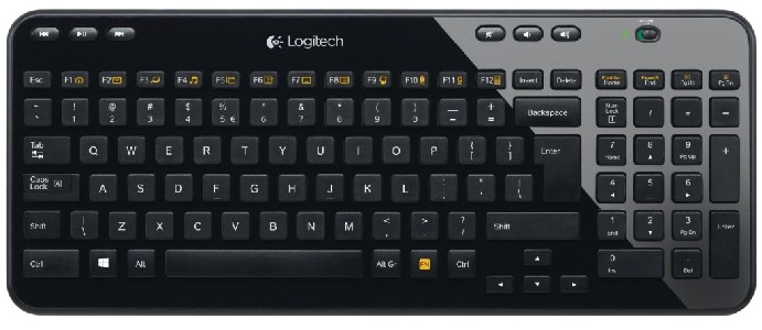 LOGITECH Wireless Keyboard K360 - EER - US International layout