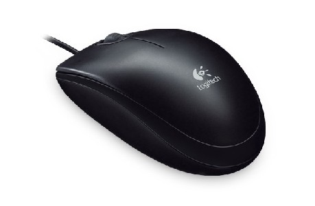 Logitech B100 Optical Mouse for Business Black