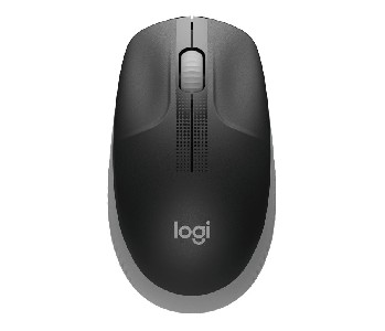 Logitech M190 Full-size wireless mouse - MID GREY - 2.4GHZ - N/A - EMEA - M190