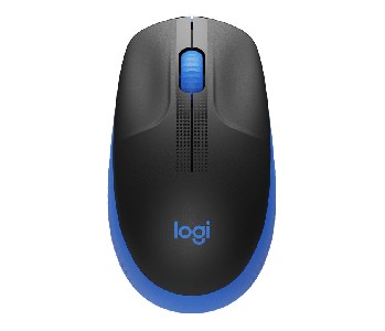 Logitech M190 Full-size wireless mouse - BLUE - 2.4GHZ - N/A - EMEA - M190