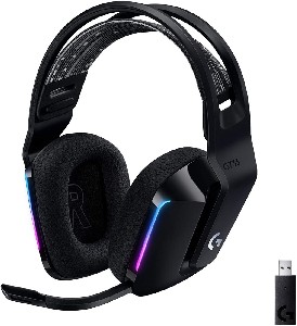 Logitech G733 LIGHTSPEED Wireless RGB Gaming Headset - BLACK - 2.4GHZ - N/A - EMEA