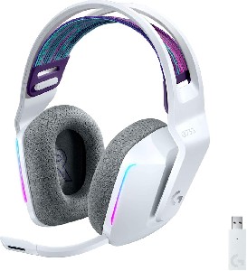 Logitech G733 LIGHTSPEED Wireless RGB Gaming Headset - WHITE - 2.4GHZ - N/A - EMEA