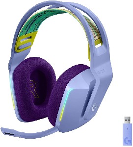 Logitech G733 LIGHTSPEED Wireless RGB Gaming Headset - LILAC - 2.4GHZ - N/A - EMEA