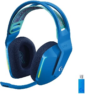 Logitech G733 LIGHTSPEED Wireless RGB Gaming Headset - BLUE - 2.4GHZ - N/A - EMEA