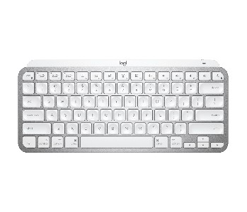 Logitech MX Keys Mini For Mac Minimalist Wireless Illuminated Keyboard - PALE GREY - US