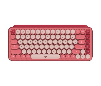 Logitech POP Keys Wireless Mechanical Keyboard With Emoji Keys - HEARTBREAKER_ROSE - US