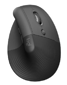 Logitech Lift Vertical Ergonomic Mouse - GRAPHITE / BLACK - EMEA