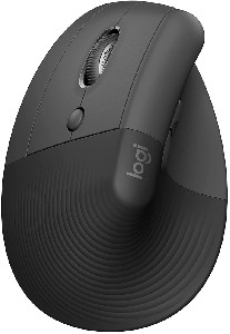 Logitech Lift Left Vertical Ergonomic Mouse - GRAPHITE / BLACK - EMEA