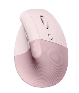 Logitech Lift Vertical Ergonomic Mouse - ROSE/DARK ROSE - EMEA