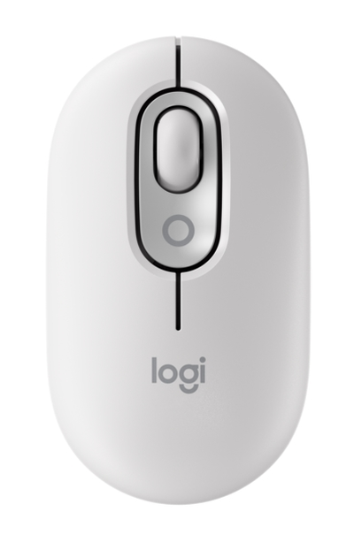 Logitech POP Mouse with emoji - OFF-WHITE