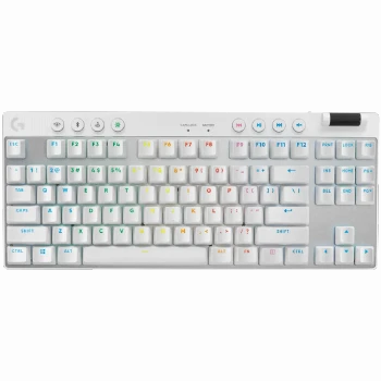 LOGITECH G PRO X TKL LIGHTSPEED Mechanical Gaming Keyboard - WHITE - US INT' L - TACTILE