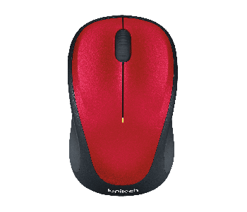LOGITECH M235 WL/NB/RED+BLACK
