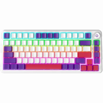 LORGAR Gaming Keyboard KBA4175 Advanced Wired 75% White EN