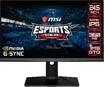 MSI Oculux NXG253R 360Hz Rapid LED