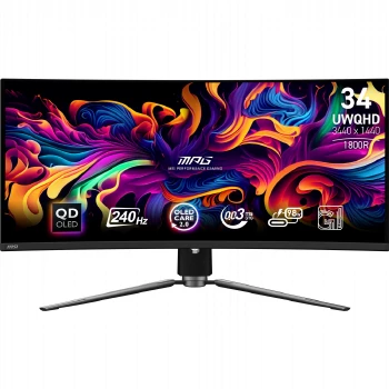 MSI MPG 341CQPX QD-OLED Gaming Monitor
