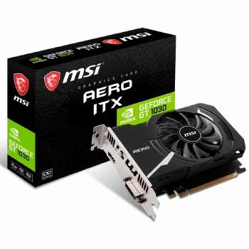 MSI Video Card NVidia GT 1030 AERO ITX 2GD4 OC (2G GDDR4