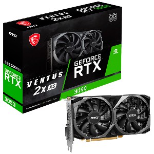 MSI Video Card Nvidia GeForce RTX 3050 VENTUS 2X XS 8G OC