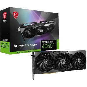 MSI Video Card Nvidia GeForce RTX 4060 Ti GAMING X SLIM 16G