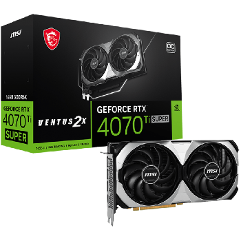 MSI Video Card Nvidia GeForce RTX 4070 TI SUPER 16G VENTUS 2X OC