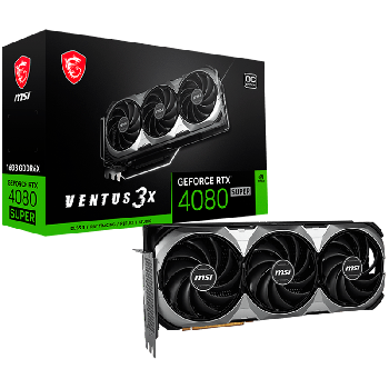 MSI Video Card Nvidia GeForce RTX 4080 SUPER 16G VENTUS 3X OC