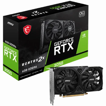 MSI Video Card Nvidia GeForce RTX 3050 VENTUS 2X E 6G OC