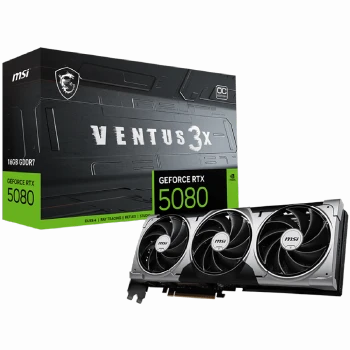 MSI Video Card Nvidia GeForce RTX 5080 16G VENTUS 3X OC