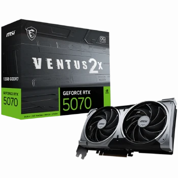 MSI Video Card Nvidia GeForce RTX 5070 12G VENTUS 2X OC