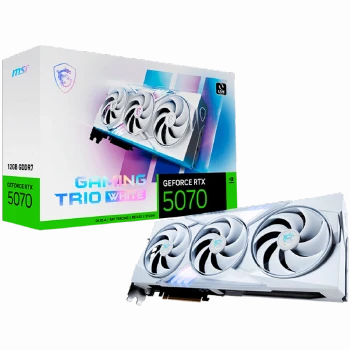 MSI Video Card Nvidia GeForce RTX 5070 12G GAMING TRIO White
