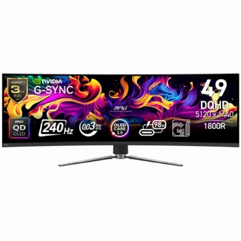 MSI MPG 491CQPX QD-OLED Gaming Monitor