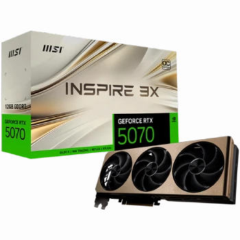 MSI Video Card Nvidia GeForce RTX 5070 12G INSPIRE 3X OC