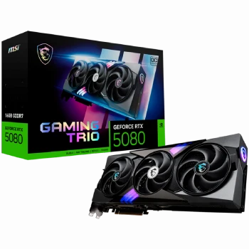 MSI Video Card Nvidia GeForce RTX 5080 16G GAMING TRIO OC