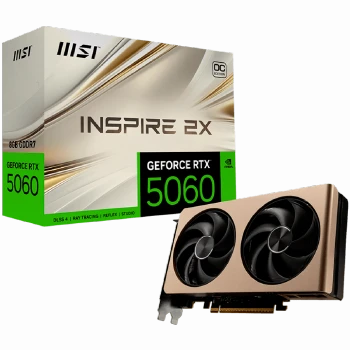 MSI Video Card NVIDIA GeForce RTX 5060 8G INSPIRE 2X OC