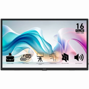 MSI PRO MP165 E6 Professional Business Portable Monitor