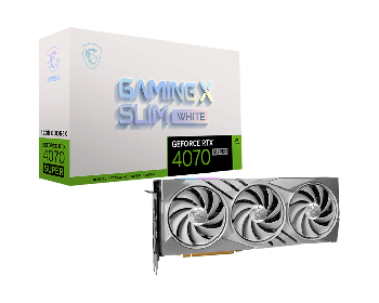 MSI GeForce RTX™ 4070 SUPER 12G GAMING X SLIM WHITE