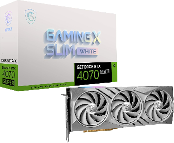 MSI GeForce RTX™ 4070 SUPER 12G GAMING SLIM WHITE