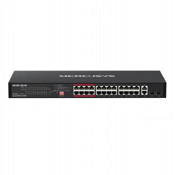 24-портов 10/100 Mbps + 2-портов