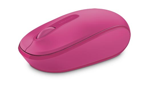 Microsoft Wireless Mobile Mouse 1850 USB MagentaPink