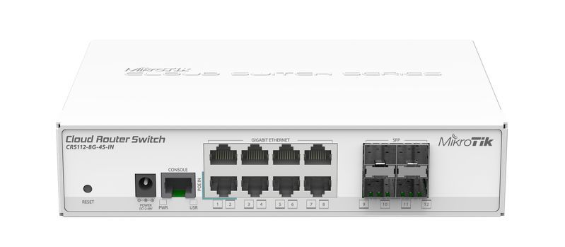 Cloud Router Switch Mikrotik CRS112-8G-4S-IN 8 port