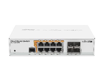 Комутатор MIKROTIK CRS112-8P-4S-IN PoE