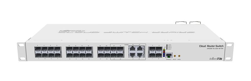 28 SFP/SFP+портов комутатор MIKROTIK CRS328-4C-20S-4S+RM